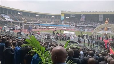 وزير الري يُشارك في تأبين زعيم المعارضة السابق للكونغو الديمقراطية