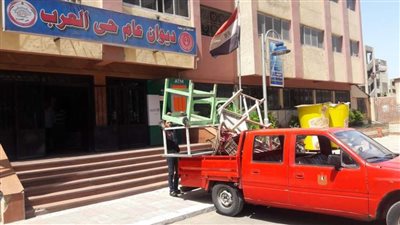 بورسعيد تواصل استمرار حملات إزالة الإشغالات بأحياء المحافظة