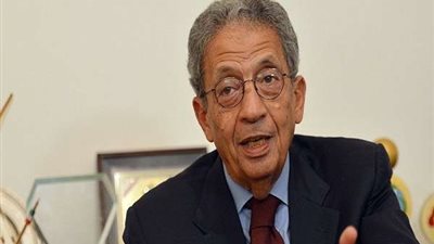 عمرو موسى: أتابع مؤتمر 