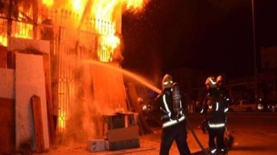 السيطرة على حريق شركة للزيوت والصابون بشبرا الخيمة