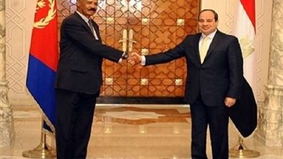 تفاصيل جلسة المباحثات بين الرئيس السيسي ونظيره الإريتري