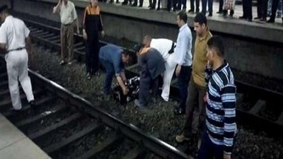 انتحار سيدة اسفل عجلات مترو محطة ساقية مكى