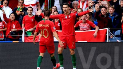 كريستيانو رونالدو .. هداف دوري الأمم الأوروبية بهاتريك في شباك سويسرا