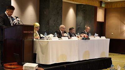 بالصور.. جامعة عين شمس تنظم مؤتمر التنمية الثقافية حول العالم