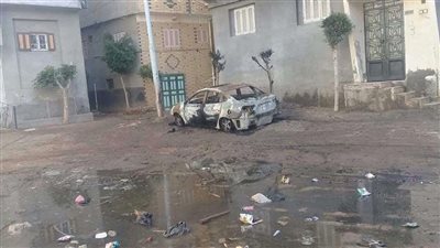 السيطرة على حريق هائل بسيارة ملاكي في الدقهلية