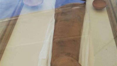 شاهد.. أول صورة لمومياوات الكشف الأثري بالمنيا