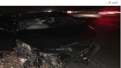 إصابة 5 بحادث تصادم أعلى محور جوزيف تيتو