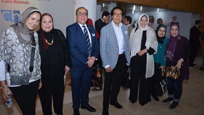 بالصور.. افتتاح بينالي القاهرة الدولي بعد توقف 8 سنوات