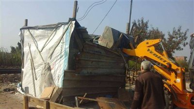 إزالة 50 حالة تعدى على الأراضى وأملاك الدوله بقنا