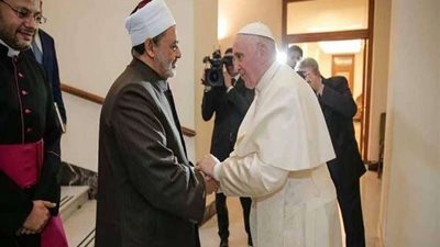 محمد بن زايد: زيارة بابا الفاتيكان وشيخ الأزهر للإمارات تاريخية