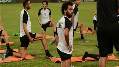 محمد صلاح يشارك في مران الفراعنة استعدادا لأمم أفريقيا