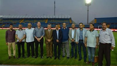 بالصور.. وفد البرلمان يتفقد استعدادات البطولة الإفريقية باستاد السويس
