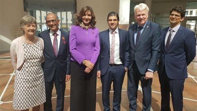 وزيرة الهجرة تشارك  باحتفالية منح المهندس هاني عازر وسام الاستحقاق بألمانيا