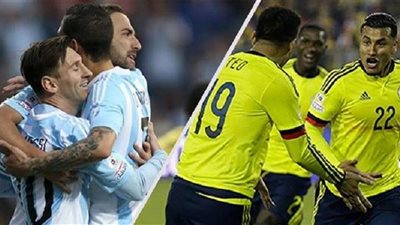 بث مباشر.. مباراة الأرجنتين أمام كولومبيا في 