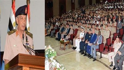 وزير الدفاع يشهد حفل تخرج دورات جديدة من كلية القادة والأركان