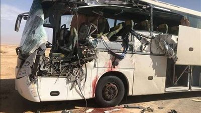 ننشر الصور الأولى من حادث طريق شرم الشيخ