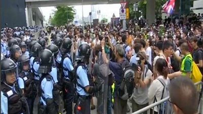 مليوني متظاهر في شوارع هونج كونج رفضًا لمشروع قانون تسليم المطلوبين للصين