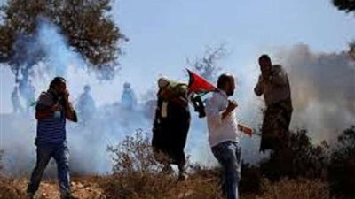 إصابات بالاختناق في صفوف المزارعين جنوب بيت لحم بسبب الاحتلال
