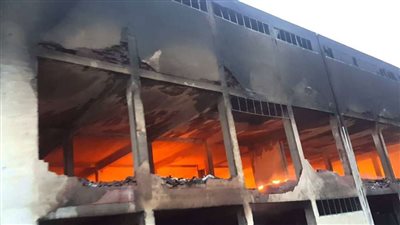 السيطرة على حريق بصوبات زراعية في الهرم