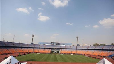 بالصور.. استاد القاهرة يستعد لانطلاق 