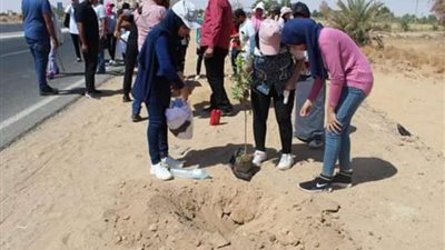 انطلاق معسكر خدمي لطلاب جامعة الوادي الجديد