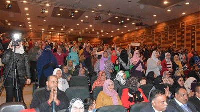 سكرتير عام المنيا يشهد حفل 