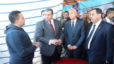 سعفان يفتتح ملتقى توظيف يوفر 9490 فرصة عمل بالمنوفية