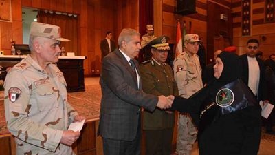 محافظ المنيا يشهد احتفال 