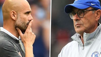 بالفيديو.. ساري يثير الجدل برفضه مصافحة جوارديولا