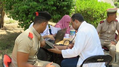 حملة تبرع بالدم لضباط ومجندي الشرطة في أسيوط