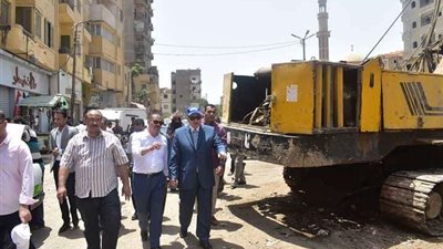 محافظ الفيوم يتفقد أعمال التطوير والتجميل بمدينة الفيوم