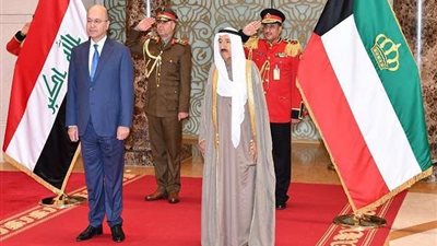 أمير الكويت والرئيس العراقي يبحثان التطورات على الساحتين الإقليمية والدولية