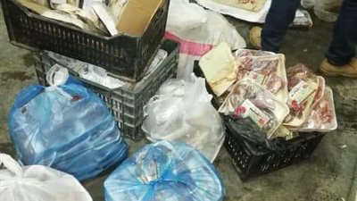 بيطري المنيا يضبط 180 كيلو لحوم غير صالحة بسمالوط