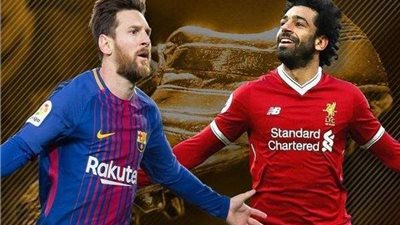 محمد صلاح يظهر مع ميسي في إعلان جديد لشركة مياه غازية