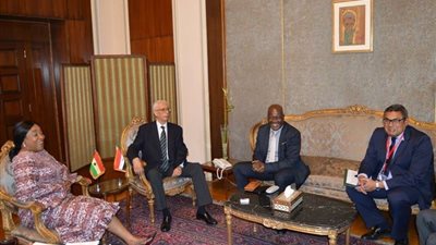 بالفيديو والصور.. حمدي سند يبحث مع وزيرة خارجية غانا التعاون بين البلدين