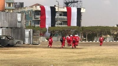 عمليات تمشيط وتعقيم واسعة النطاق بمحيط استاد القاهرة قبل 