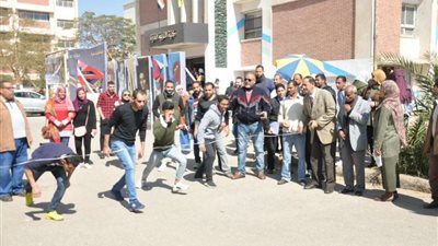 جامعة المنيا تقيم يوم رياضي لأعضاء هيئة التدريس والطلاب