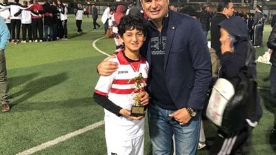 لاعب نادي الزمالك يحصد جائزة أحسن لاعب تحت سن 11 سنه