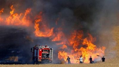 النيران تلتهم إسرائيل.. البالونات الحارقة تلتهم 7 مستوطنات