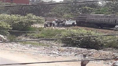 عودة حركة القطارات لخط الشرق بعد رفع آثار تصادم 