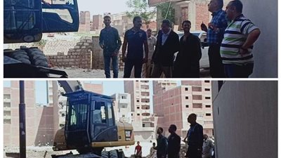 رفع 490 مخالفة تعد وإشغال الطريق بالمنطقة الأثرية في الهرم