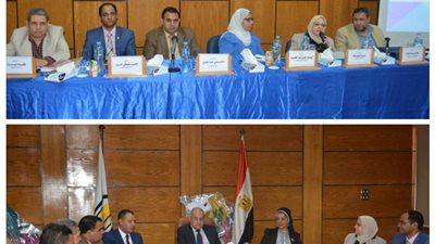 رئيس جامعة أسيوط يلتقي وفد وزارة التعليم العالي للقياس والتقويم