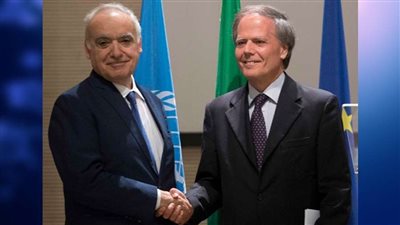 وزير الخارجية الإيطالي يجري مباحثات مع المبعوث الأممي الليبي