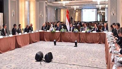 السيسي يلتقي ممثلي رؤساء كبرى الشركات في اليابان