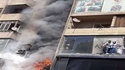 إصابة سيدة وابنتها نتيجة احتراق منزلهم بالسلام.. والحماية المدنية تتدخل