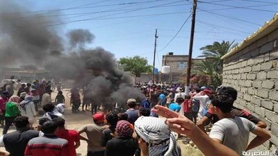 صور.. اشتباكات بين المتظاهرين وقوات الأمن في العراق