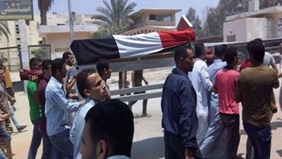 جنازة شعبية لبطل أكتوبر 