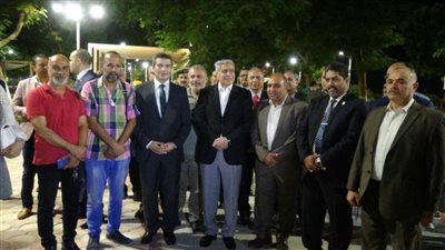 افتتاح المرحلة الأولى من تطوير كورنيش النيل بالتعاون مع جامعة المنيا