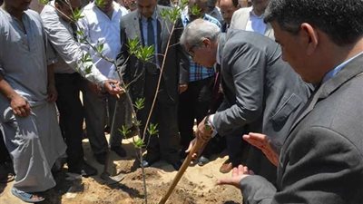 محافظ المنيا ورئيس الجامعة يتفقدان أعمال 