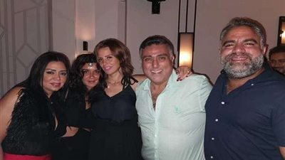 بالصور.. نجوم الفن في عيد ميلاد تامر حبيب